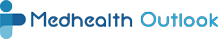 Medhealth Outlook written out with logo attachment.